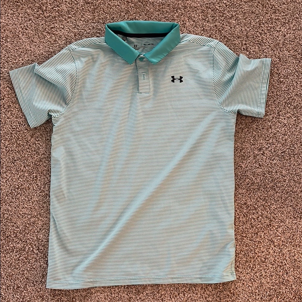 Under Armour Green Performance Polo Shirt